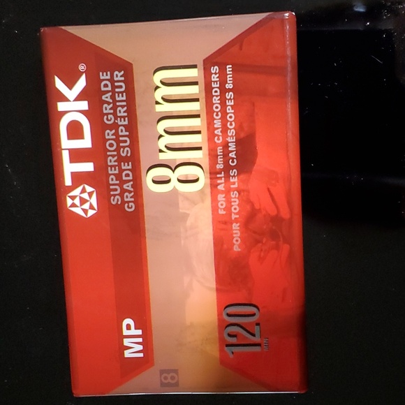 TDK 8mm 120 MP Premium Camcorder Tape MP in Factory Sealed Packaging NWT - Picture 1 of 9